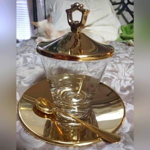 Vintage condiments dish